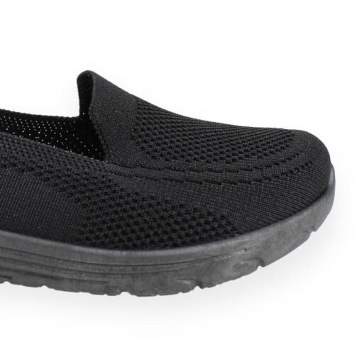 Zapatilla New Walk Malla Abierta Negra