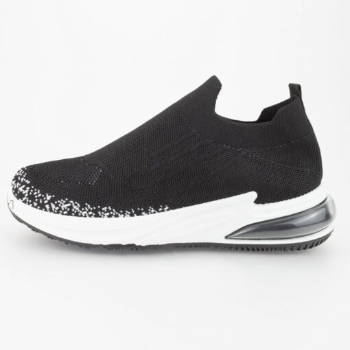 Zapatilla New Walk Malla Negra