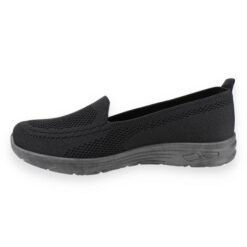 Zapatilla New Walk Malla Abierta Negra