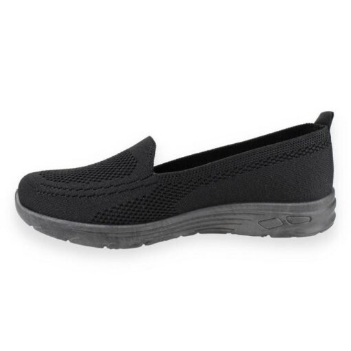 Zapatilla New Walk Malla Abierta Negra