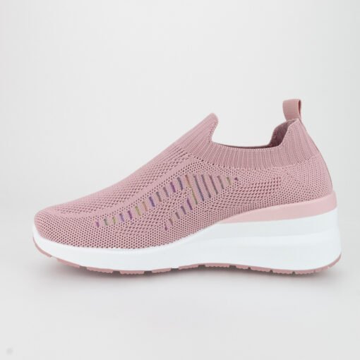 Zapatilla New Walk Malla Rosa