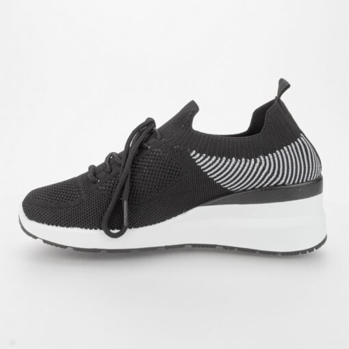 Zapatilla New Walk Malla Negra