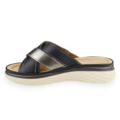 Sandalia New Walk Negra Tachas