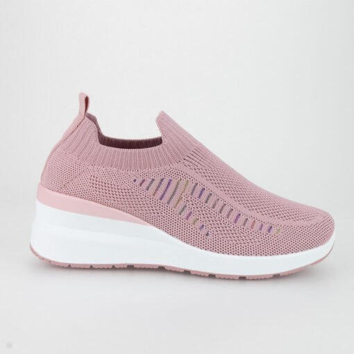 Zapatilla New Walk Malla Rosa