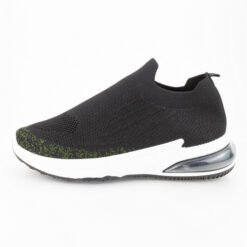 Zapatilla New Walk Malla Negra