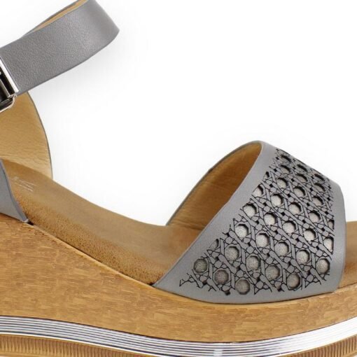 Sandalia New Walk Casual Gris