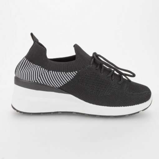 Zapatilla New Walk Malla Negra