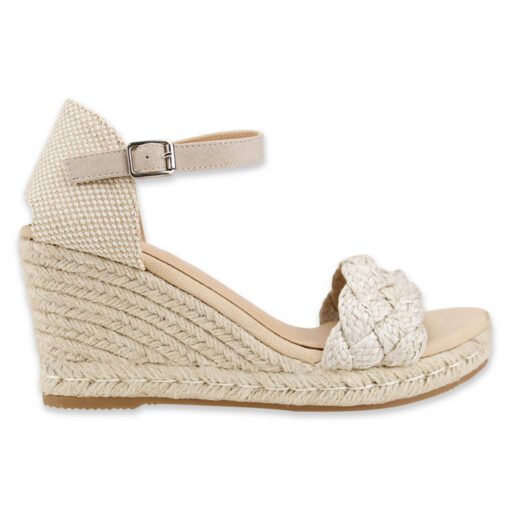 Sandalia New Walk Casual Yute Beige