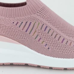 Zapatilla New Walk Malla Rosa