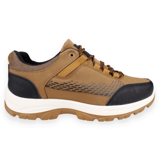 Zapatilla New Walk Outdoor Rayas Camel