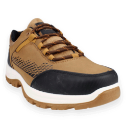 Zapatilla New Walk Outdoor Rayas Camel