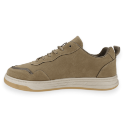 Zapatilla New Walk Casual Rayas Café