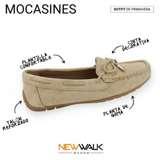 Mocasín New Walk Cinta Arena