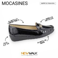 Mocasín New Walk Casual Negro