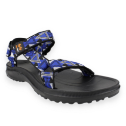 Sandalia New Walk Abierta Velcro Azul