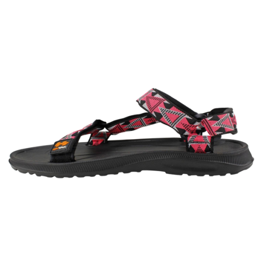 Sandalia New Walk Velcro Triángulos Rosa