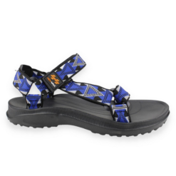 Sandalia New Walk Abierta Velcro Azul