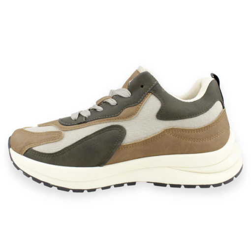 Zapatilla New Walk Bicolor Beige