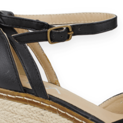 Sandalia New Walk Taco Chino Negra