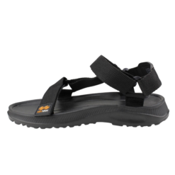Sandalia New Walk Velcro Abiertas Negra