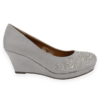 Zapatos New Walk Tachas Gris
