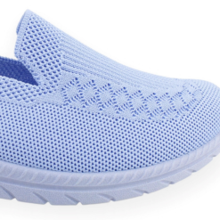 Zapatilla New Walk Casual Malla Celeste