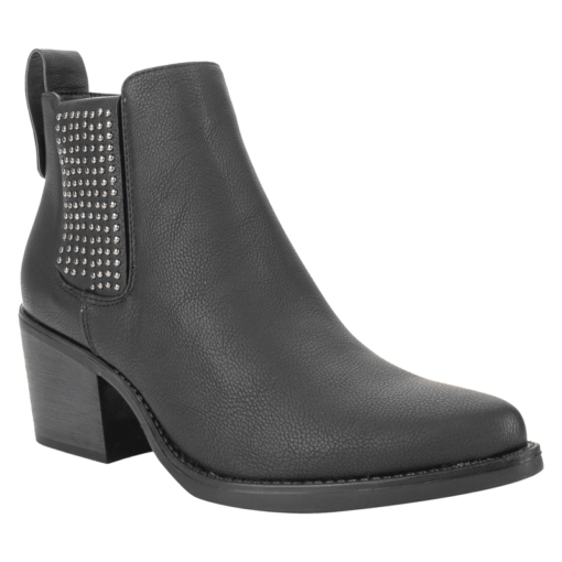 Botín New Walk Tachas Negro