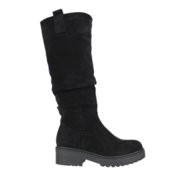 Bota Microfibra Negra