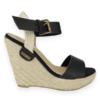 Sandalia New Walk Broche Negra