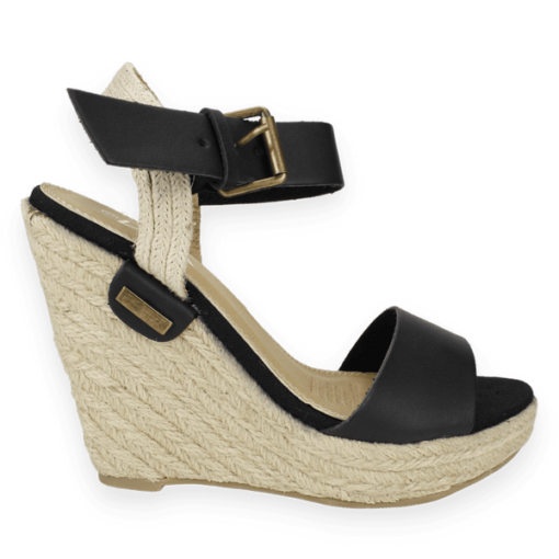 Sandalia New Walk Broche Negra