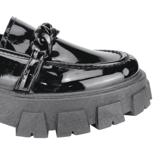Mocasín Bella Negro Brillante - Imagen 4