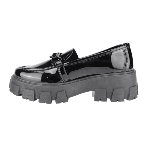 Mocasín Bella Negro Brillante - Imagen 3