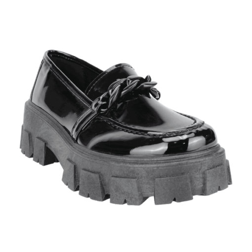 Mocasín Bella Negro Brillante - Imagen 2