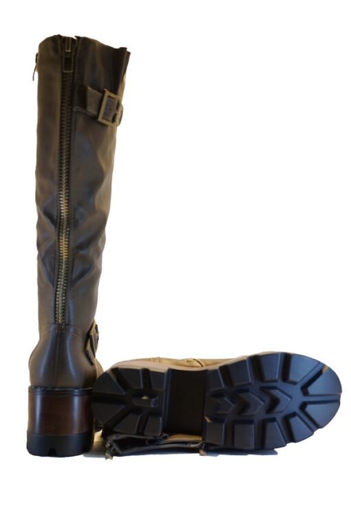 Bota New Walk Plataforma Khaki