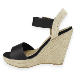 Sandalia New Walk Broche Negra