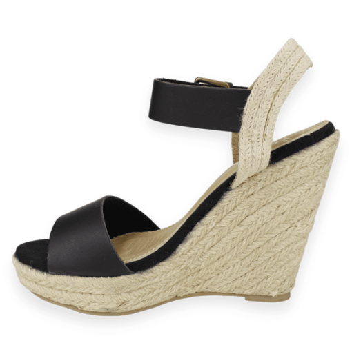 Sandalia New Walk Broche Negra