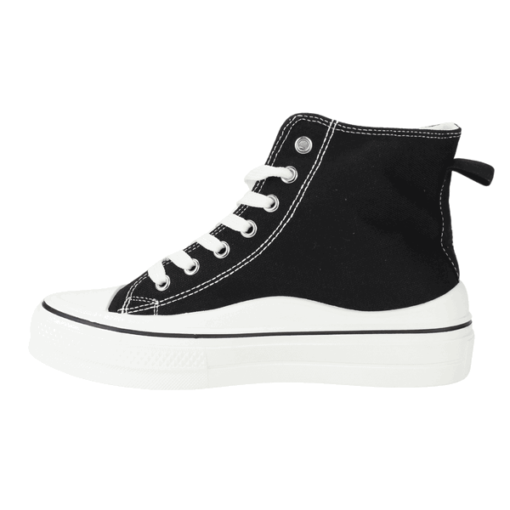 Zapatilla Lona Ventura Negra - Imagen 3