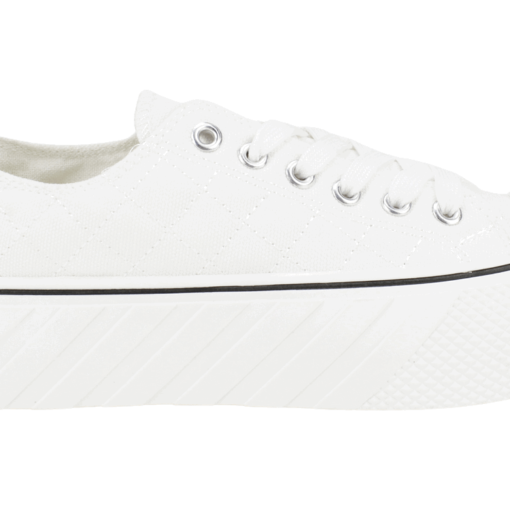 Zapatilla Lona Cruzado Blanco - Imagen 4