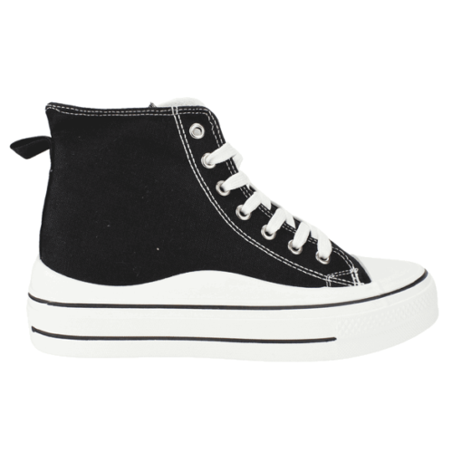 Zapatilla Lona Ventura Negra
