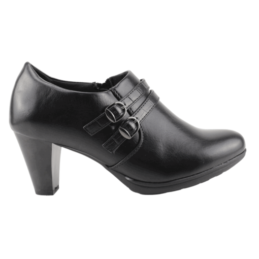 Zapato Doble Broche Negro