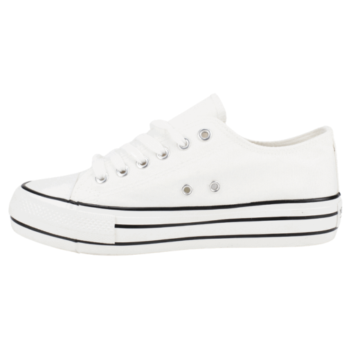 Zapatilla Lona Los Angeles Blanca - Imagen 4
