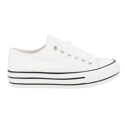 Zapatilla Lona Los Angeles Blanca