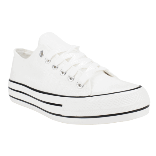 Zapatilla Lona Los Angeles Blanca - Imagen 3