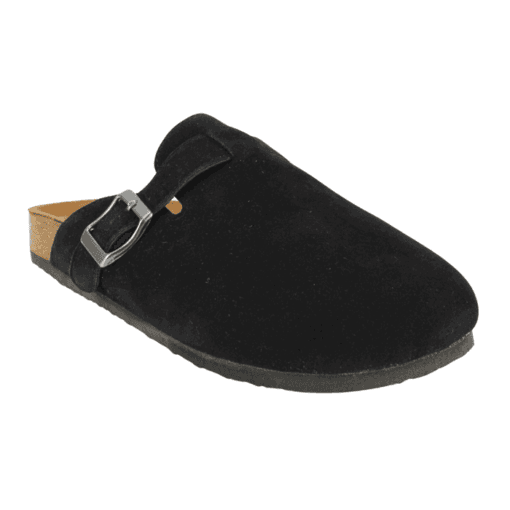 Zueco New Walk Suede Negro