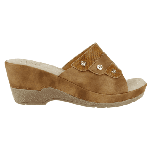 Sandalia Tachas Camel