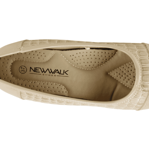 Zapato Reptil Shine Beige - Imagen 4
