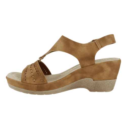 Sandalia Emma Confort Camel - Imagen 3