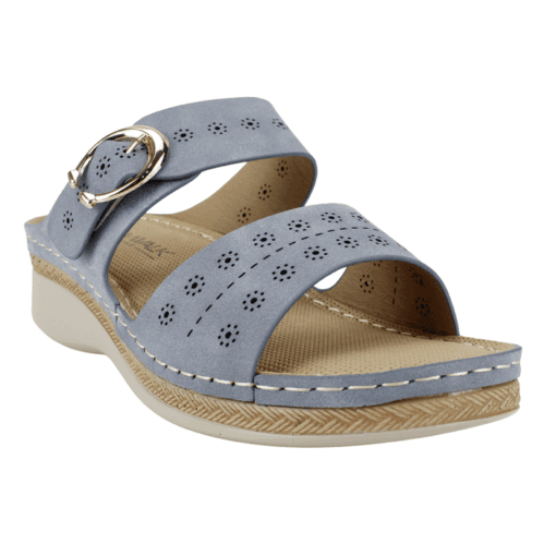 Sandalia Sol Confort Celeste - Imagen 2