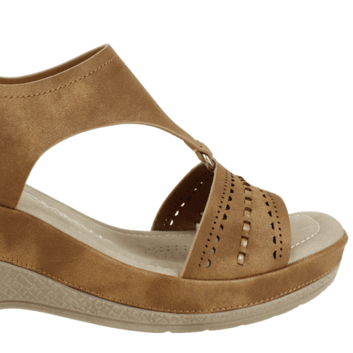 Sandalia Emma Confort Camel - Imagen 4
