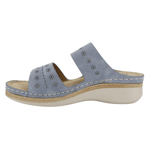 Sandalia Sol Confort Celeste - Imagen 3